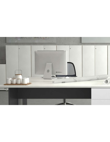 Armario medio 3.0 con puertas y 2 baldas 128 x 80 x 42 cm.
